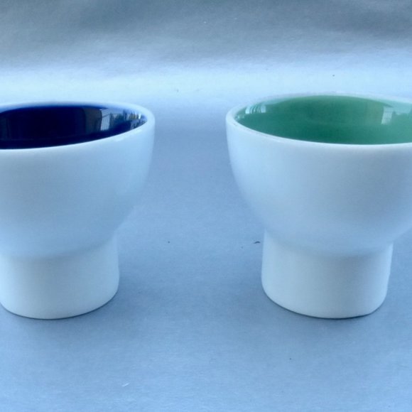 Pylones Dining Pylones Japanese Sake Smiley Cups White Porcelain